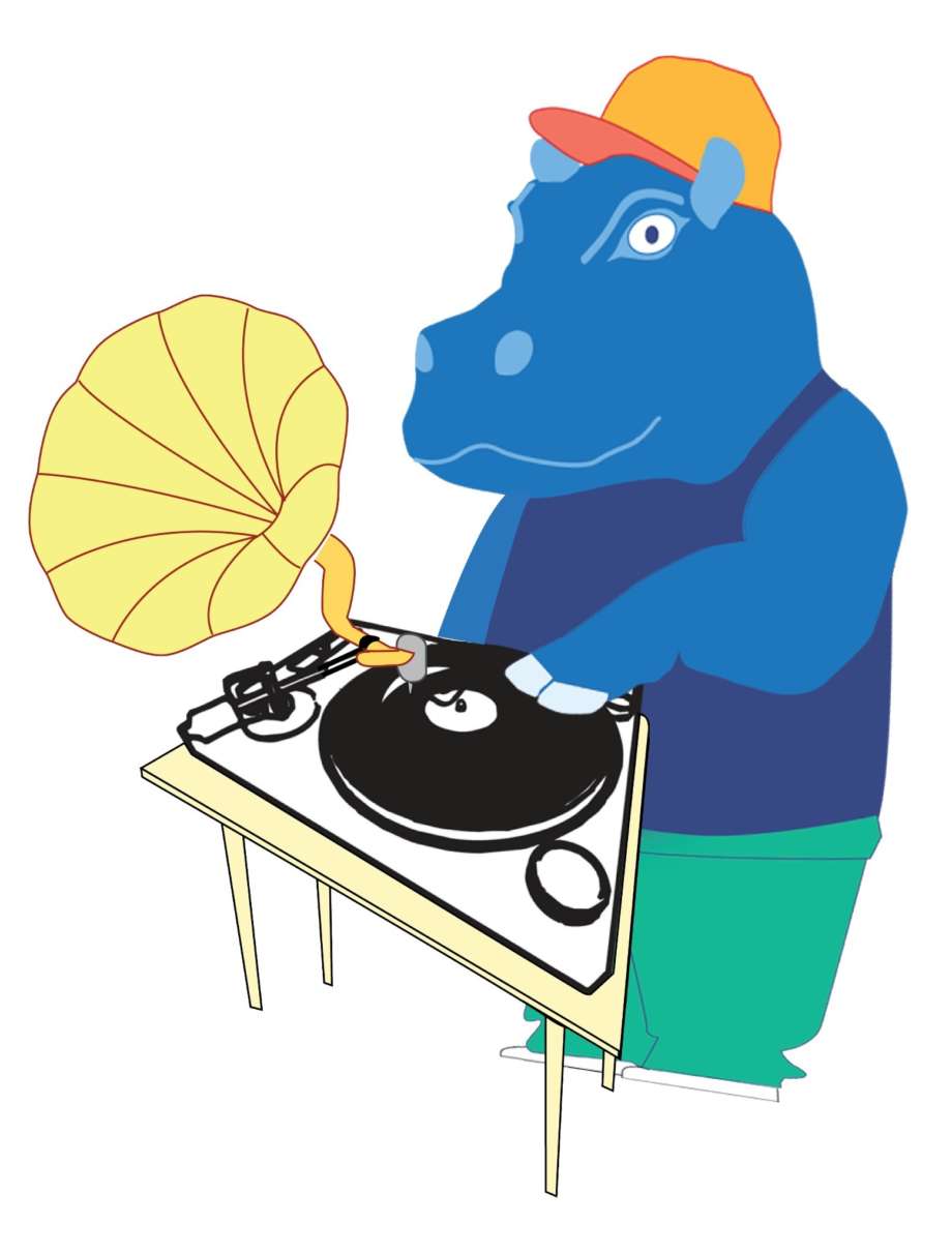 Dj Hiphoppapotamus Logo